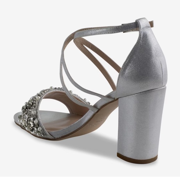 LONDON Paradox Hira Silver shimmer herls size 8.5 - Picture 3 of 11